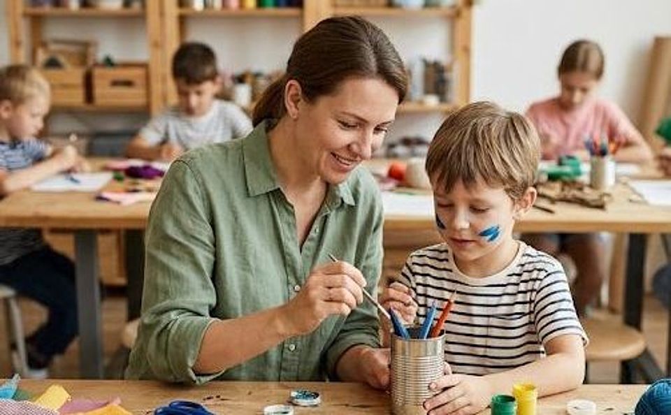 Kreative Upcycling-Werkstatt – Nachhaltig gestalten im Familien-alltag