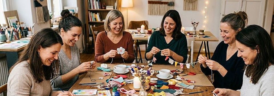 Mama-Abend – kreativ, gemeinsam, ganz ohne Alltag